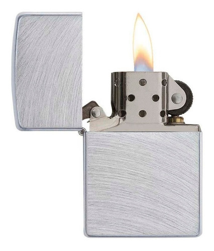 Encendedor Zippo Chrome Arch Plateado
