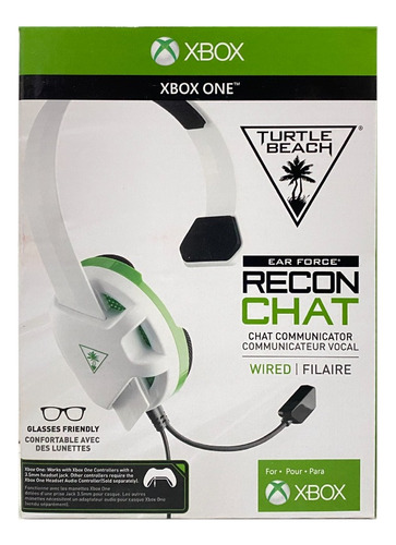Auricular Turtle Beach Recon Chat Para Xbox One Blanco