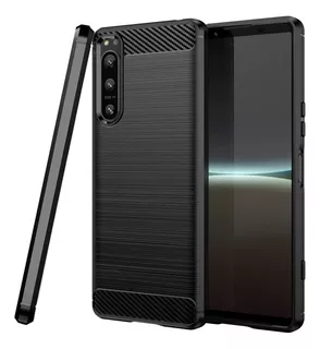 Case Funda Silicona Fibra De Carbono Sony Xperia 5 Iv