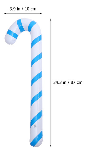 Muletas Inflables De Pvc Decorativas, 6 Piezas