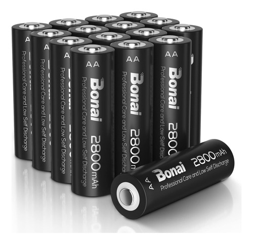 Bonai Bateras Recargables Aa De 2800 Mah De Alta Capacidad 1