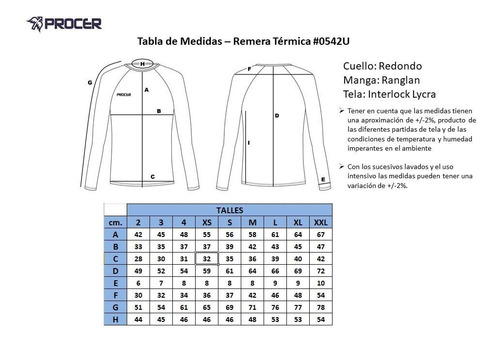 Imagen 2 de 2 de Remera Térmica Manga Larga. Procer® #542