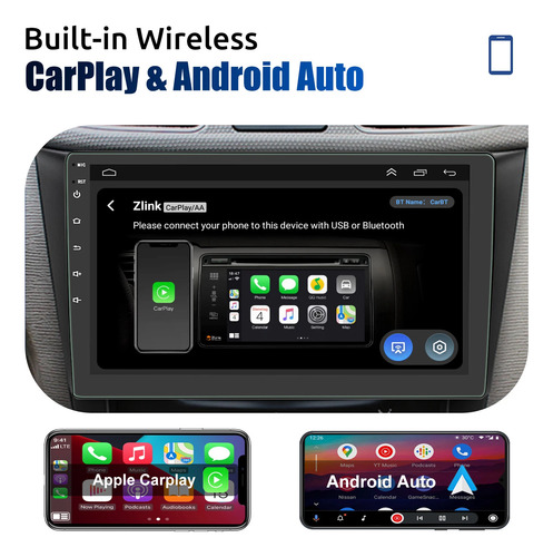 Pantalla Multimedia Android 9 4g Ram Full Hd Car Play Negro