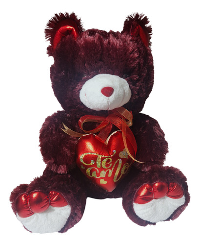 Oso De Peluche Con Corazón Para Regalo De San Valentín