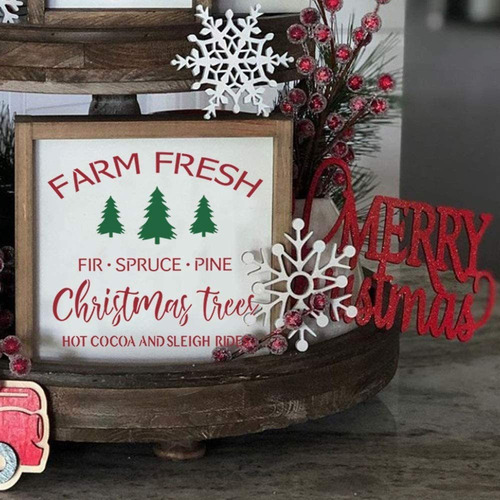 Plantillas Reutilizables Para Arbol De Navidad, 8 Unidades