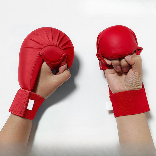2 Guantes De Entrenamiento De Karate, Equipo De De S Rojo