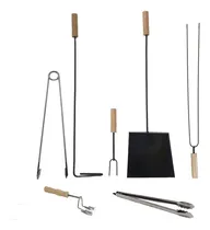Comprar Set Asado Parrilla Kit Asador X7 Unidades Juego Asador
