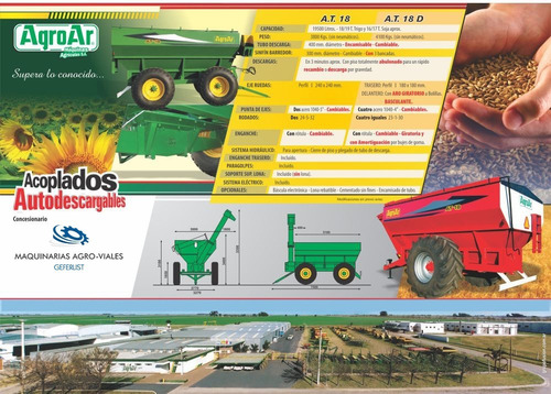 Imagen 4 de 4 de Tolva Autodescargable 18tn, Agroar At 18