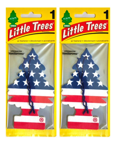 2 Little Trees Aromatizante Cheirinho Para Carro Automotivo