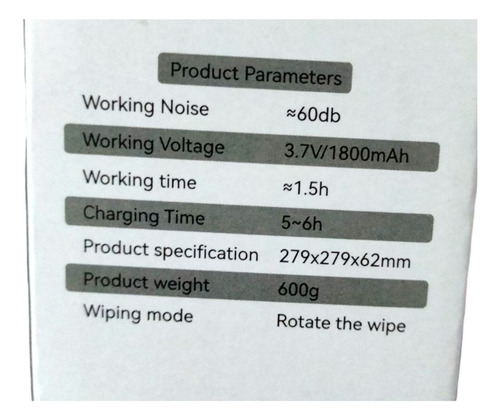 Robot Barredor Inteligente Doble Giro 2 Mopas De Microfibra