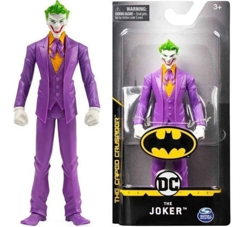Imagen 2 de 4 de Batman Dc Figura Articulada 15 Cm Guason Robin 67803 Edu
