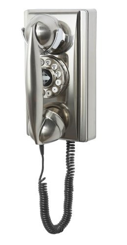 Crosley Cr55-bc Teléfono De La Pared Con Botón De Tecnología