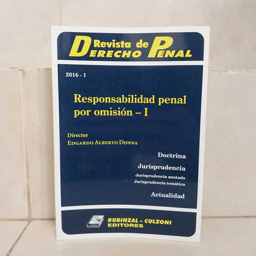 Responsabilidad Penal Por Omisión I. Donna (director)