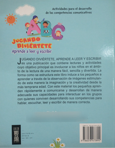 Jugando Diviértete Aprende A Leer Y A Escribir - 1 Libro