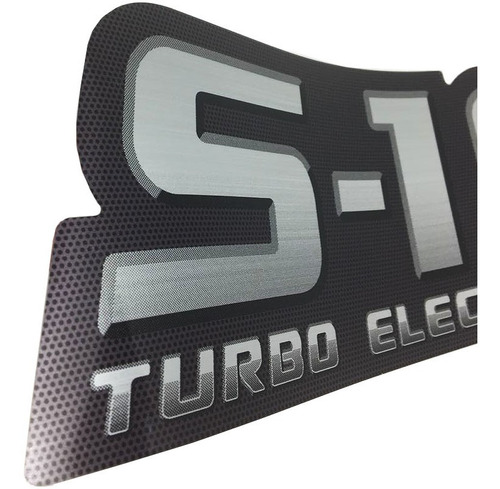Imagem 7 de 7 de Kit Adesivos Faixas S10 Executive 4x4 Preta Turbo Eletronic