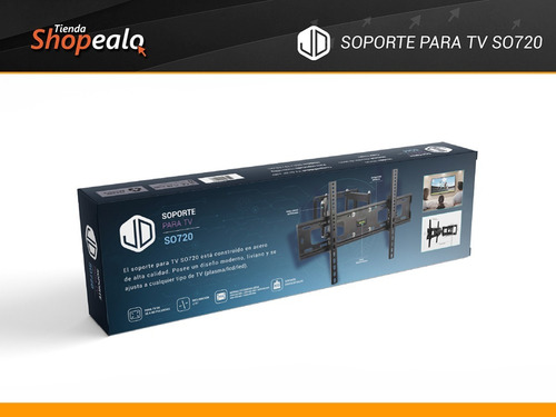 Imagen 6 de 8 de Soporte Para Tv Jd So720 De 32 A 80 Pulgadas + Cuota -*