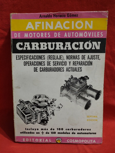 Afinación De Motores Automóviles (carburación) - Gómez 