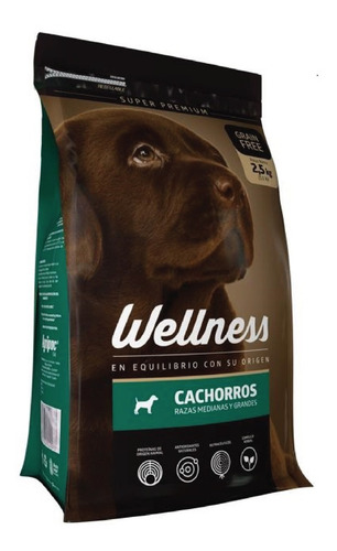 Wellness Cachorro Razas Medianas Grandes 2.5kg