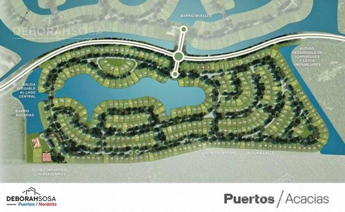Imagen 1 de 25 de Lote A La Laguna - 758m2 - Puertos Del Lago- Barrio Acacias