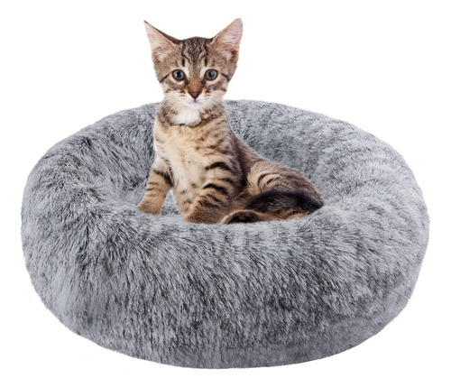 Cama Para Gatos Mascotas  Antiestres De Felpa 50 Cm 