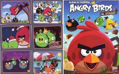 14 Figuritas Angry Birds Al Ataque 2013