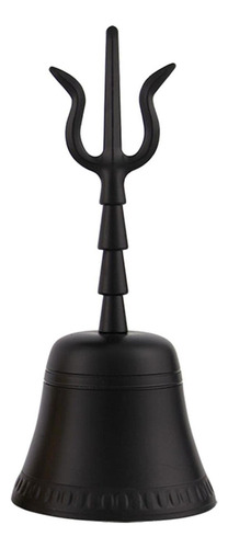 Sino De Chamada De Mão Objetos Rituais Portáteis Preto
