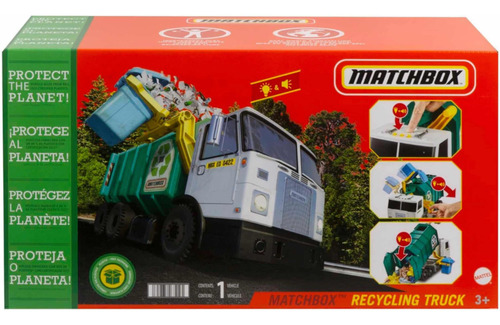 Juguete Camion Reciclable Matchbox Original Ecológico