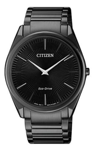 Relógio Citizen Masculino Eco-drive Ar3079-85e / Tz20984d Cor da correia Preto Cor do fundo Preto