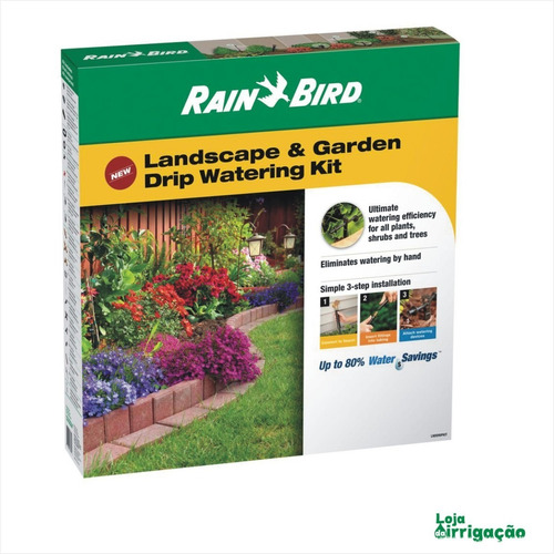 Imagem 1 de 2 de Kit De Irrigação Para Vasos E Jardins 108 Peças - Rain Bird