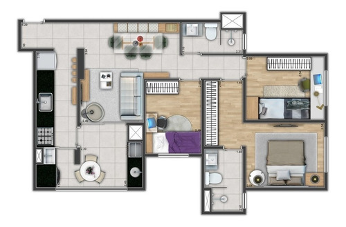 Imagem 15 de 15 de Apartamento À Venda No Bairro Vila Assunção - Santo André/sp - O-5306-13104