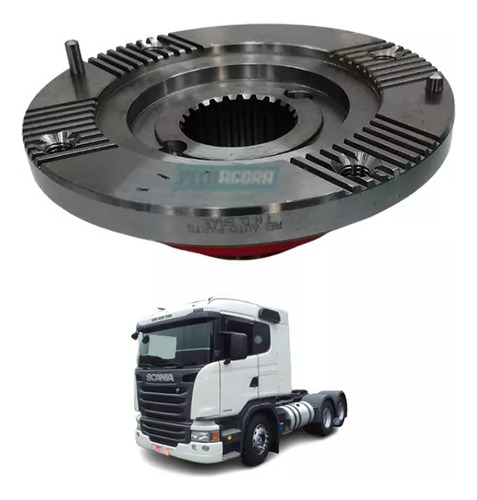 Flange Estriada Acomplamento Cambio Para Scania G440 R440 R4