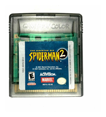 Spider-man 2 The Sinister Six Juego Original Game Boy Color