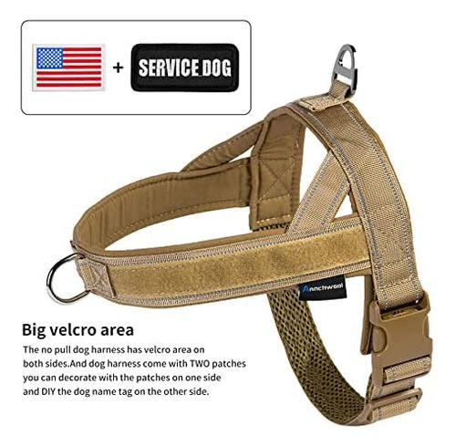 Arnés Para Perro Sin Tirones Con Funda Para Airtag Y Dos Par