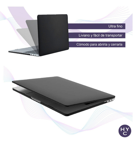 Protector Negro Mate Compatible Macbook Pro 16 A2485 M1 2021