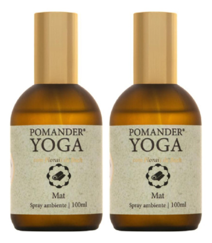 Pomander Yoga Mat Spray 100ml Kit 2 Unidades