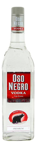 Caja De 24 Vodka Oso Negro 250 Ml