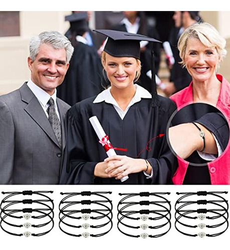 50 Juegos De Pulseras De Graduación, Pulseras Ajustables Con