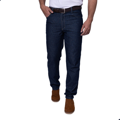 Calça Jeans Trabalho Masculina 100% Algodão