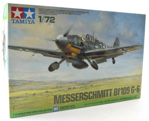 En Stock Modelismo Avion 1/72 Messerschmitt Bf 109 Tamiya