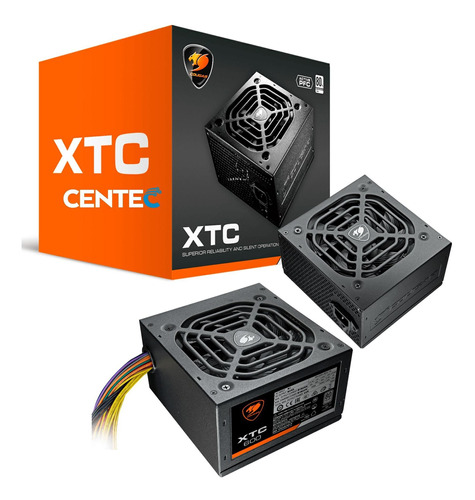 Fuente De Poder Gamer Cougar  Xtc 600w Plus 80 High Power