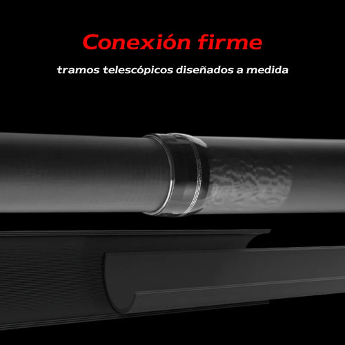 Imagen 5 de 8 de Caña Telescopica Caster Oceanus 4.20m Variada Mar 60 Lb 200g