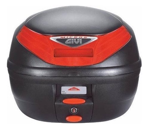 Baul Givi Trasero Casco 26 Lts Monolock Riderpro E260n