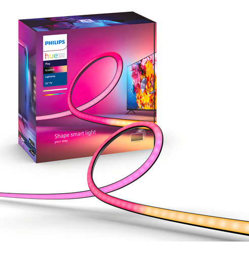 Faixa de LED inteligente Philips Hue Gradient Rgb para TV 65