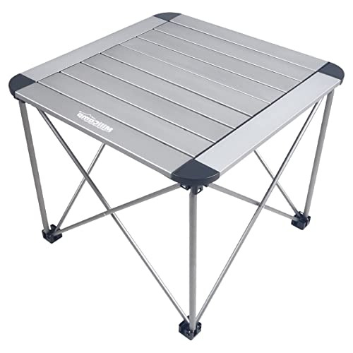 Kwikomfi Mesa Plegable De Aluminio Para Acampar, Hl22v