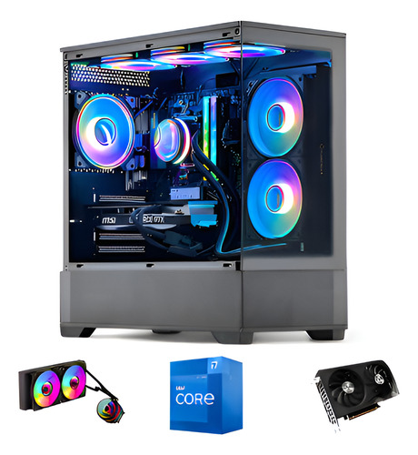 Pc Gamer: Intel Core I7 12700 32gb Ddr5 2tb Rtx 4060 Wifi+bt
