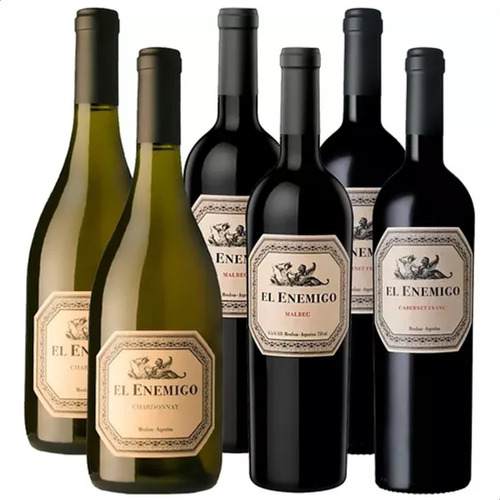 Vino El Enemigo Chardonnay + Malbec + Cabernet Franc 750ml