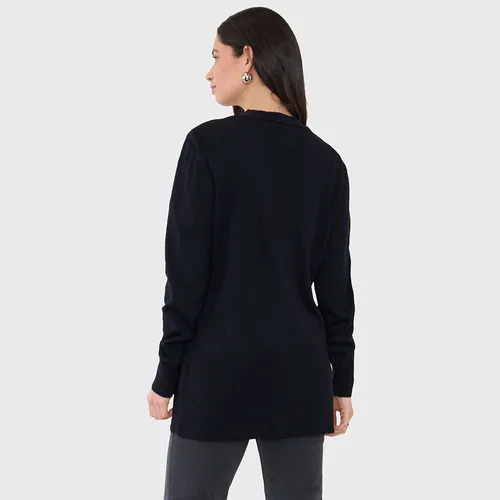 Cárdigan Mujer Negro Corona