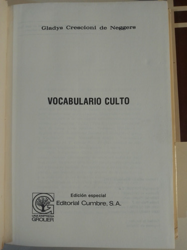 Enciclopedia Práctica De La Lengua 3 Tomos - Ed. Cumbre (Usado)