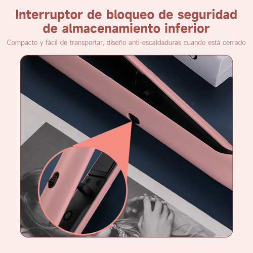 Z Rizador De Pelo Recto De Control De Temperatura