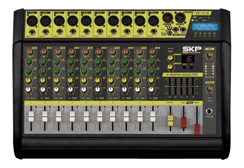Mixer Con Power Vz100ii Skp Musicstore